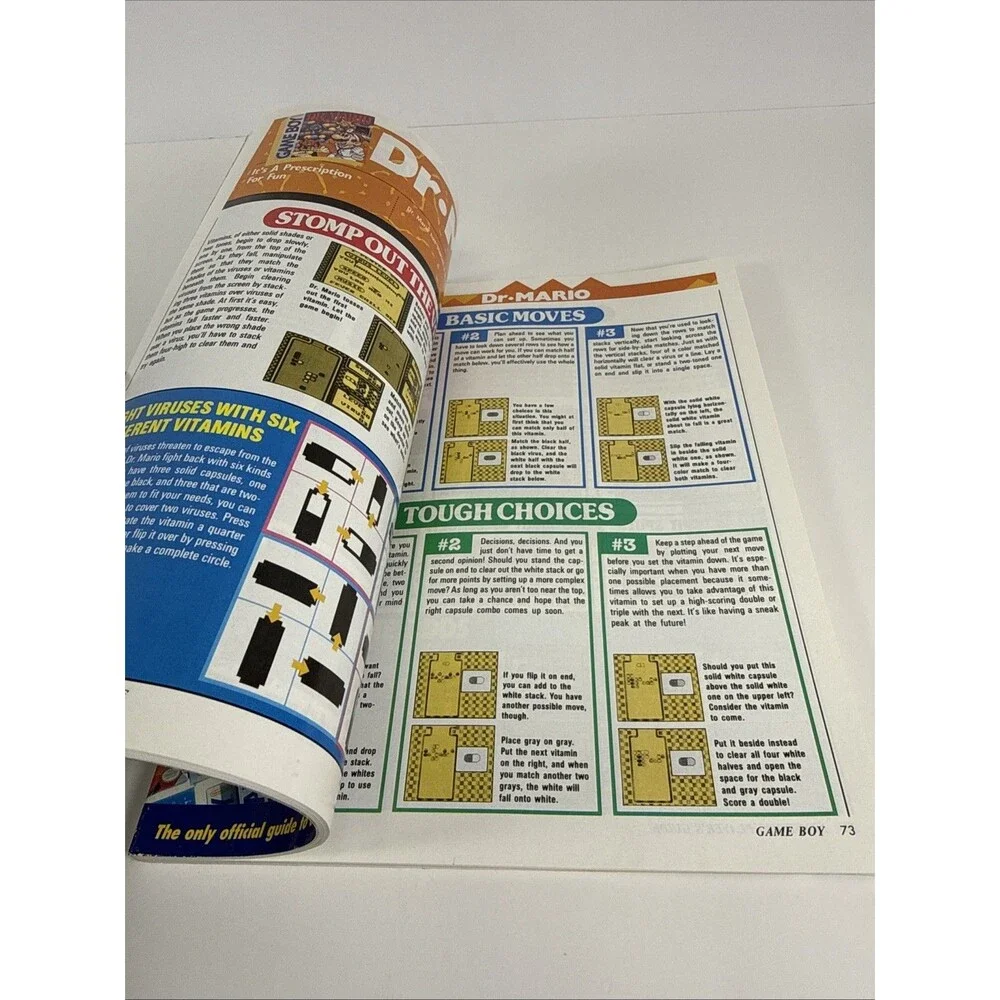 Vintage Official Nintendo Power Magazine Game Boy Player's Guide Book 1991 Rare